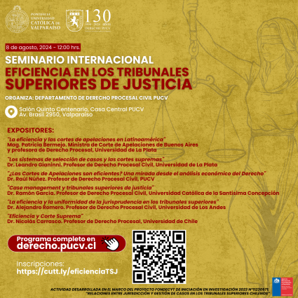 Seminario internacional "Eficiencia en los tribunales superiores de justicia"