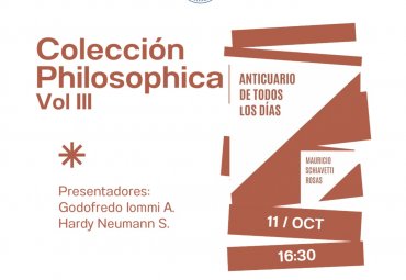 LANZAMIENTO DE LA COLECCIÓN PHILOSOPHICA VOL III - "ANTICUARIO DE TODOS LOS DÍAS"