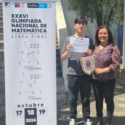 Cristóbal Escobar Mella: Estudiante BETA PUCV es Oro Regional en Matemáticas