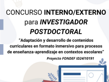 Concurso Interno/Externo para Investigador Postdoctoral